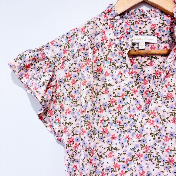 MONTEAU Pink floral dress - Picture 2 of 6